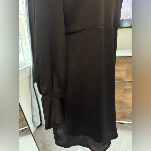 NEW Express Black Long Sleeve Dress!! - Picture 3 of 7